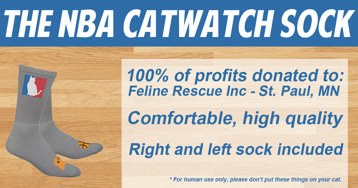 It’s the NBA Catwatch Sock. It has emojis. Limited edition.